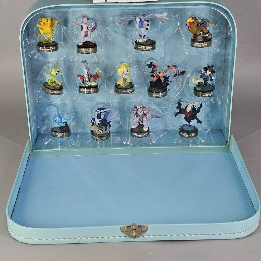 Pokemon Movie 10th Anniversary Bottle Cap Figure All 13 Types Trunk ...