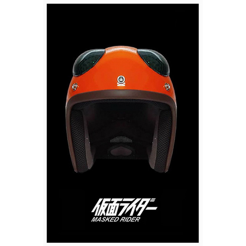 หมวกกันนอคมาสค์ไรเดอร์ Masked Rider Avex Orange Helmet (1/1 Wearable ...