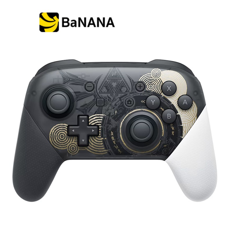 จอยคอนโทรลเลอร์ Nintendo Switch Zelda Pro Black by Banana IT | Shopee ...