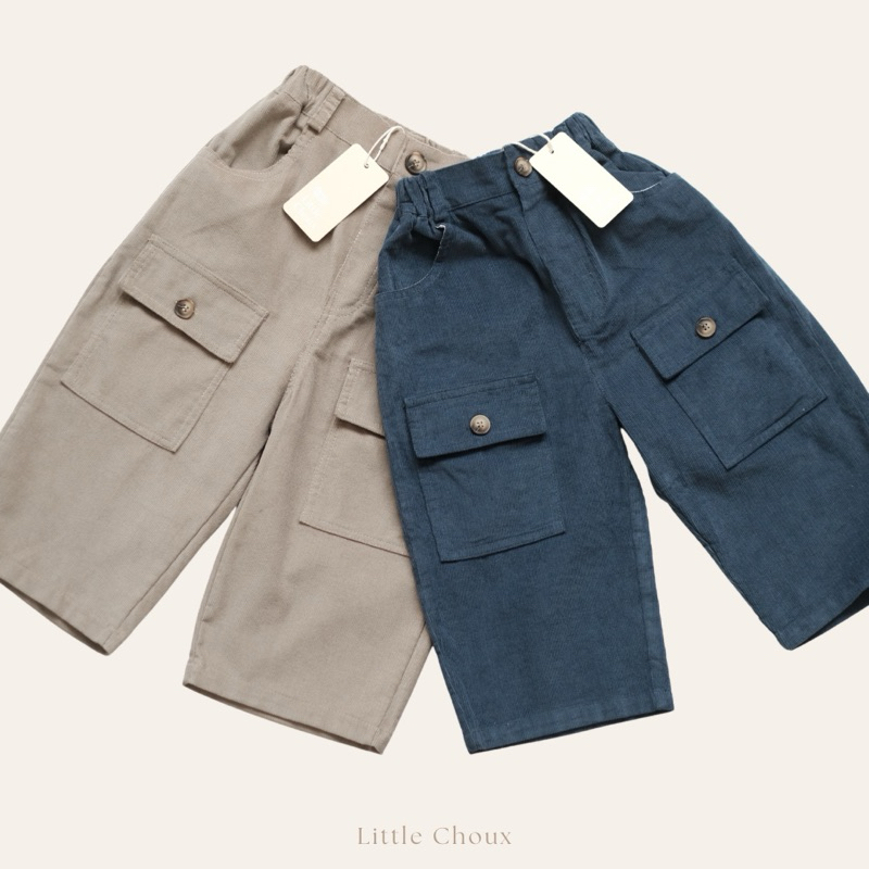 Caché Eggplant Low-Rise Corduroy Pants (S)