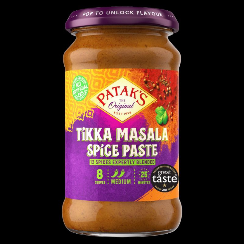 Pataks Tikka Masala Spice Paste 283g ( BBF: 05/27 ) เครื่องปรุงรสทิกก้า ...