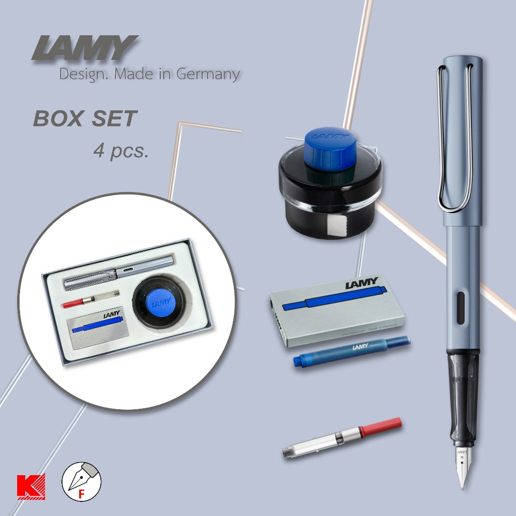Lamy Set ชุดปากกา 4 ชิ้น 038 F Azure | Shopee Thailand