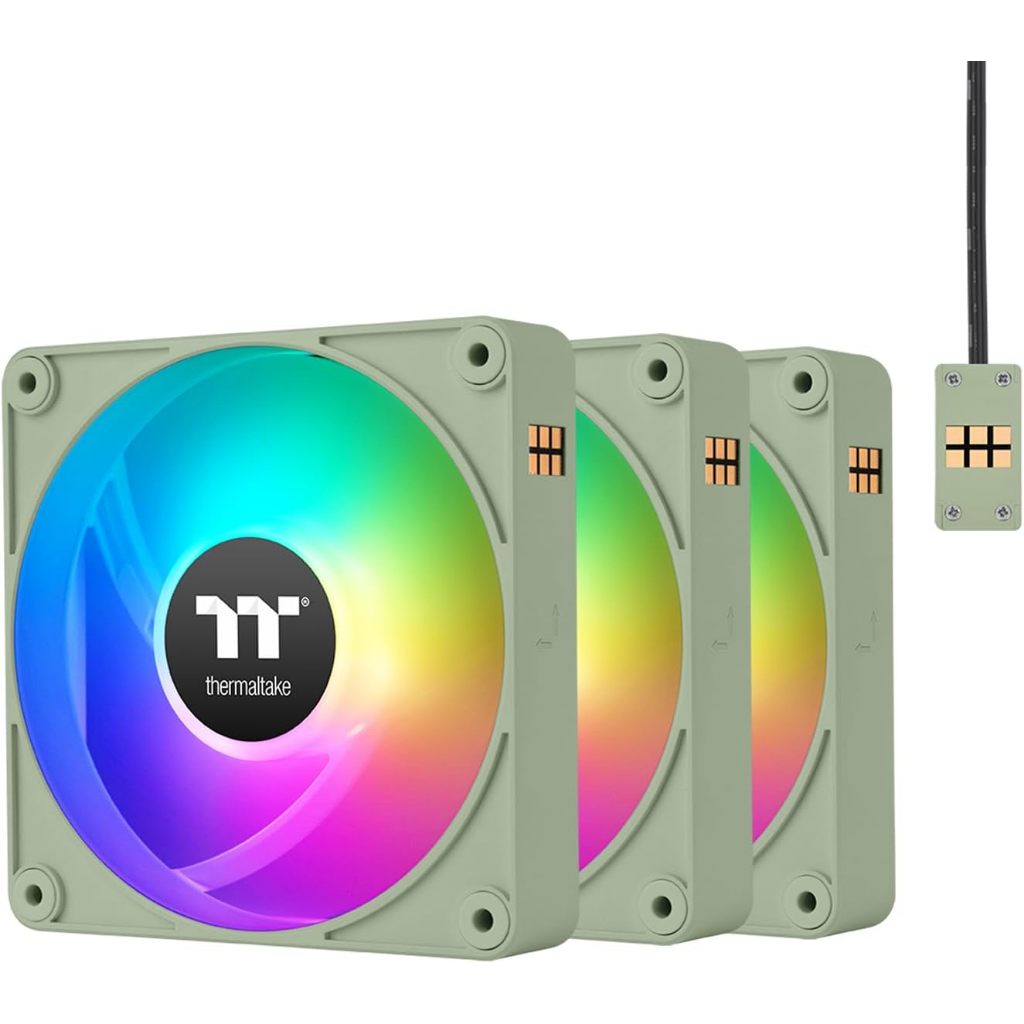 Thermaltake CT120 EX aRGB Matcha Green (Pack de 3) Ventilador 120mm