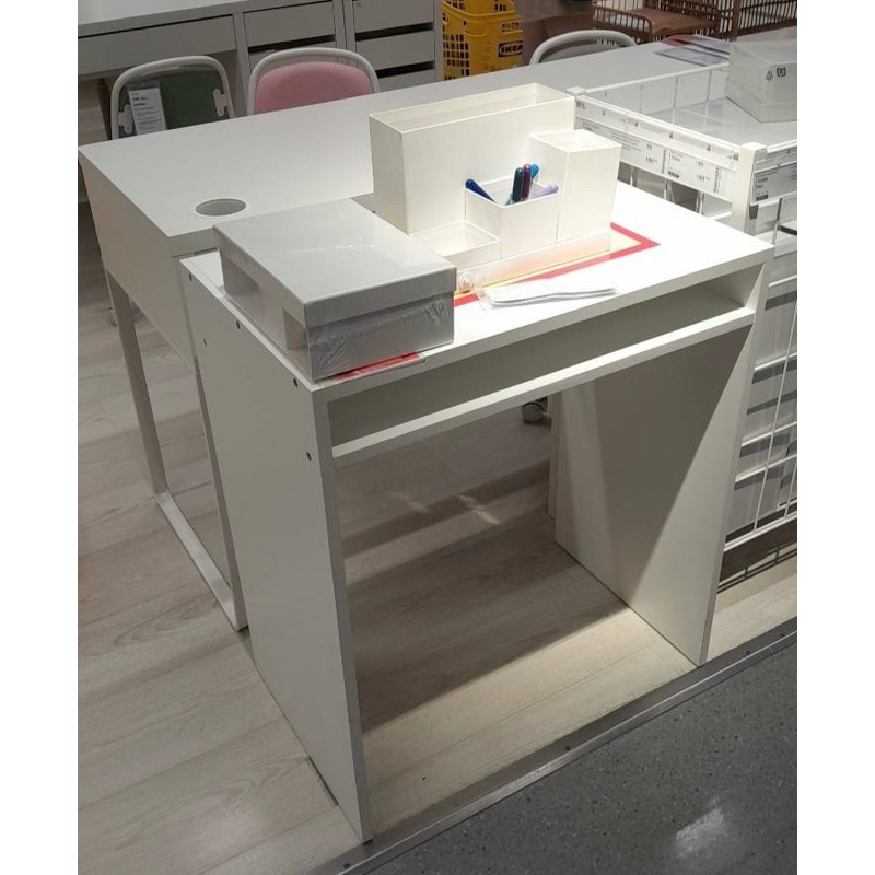 IKEA TORALD โทรัลด์ โต๊ะทำงาน ขาว, 65x40 ซม. | Shopee Thailand