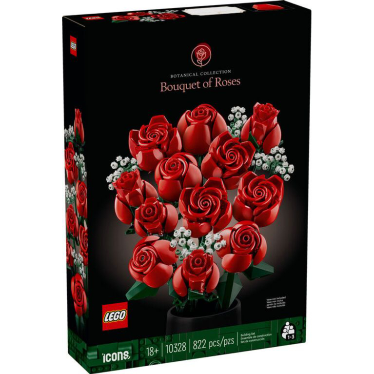 LEGO Icons 10328 Bouquet of Roses Build and Display | Shopee Thailand