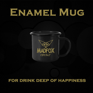 แก้ว Enamel Mug 350ML madfox energy