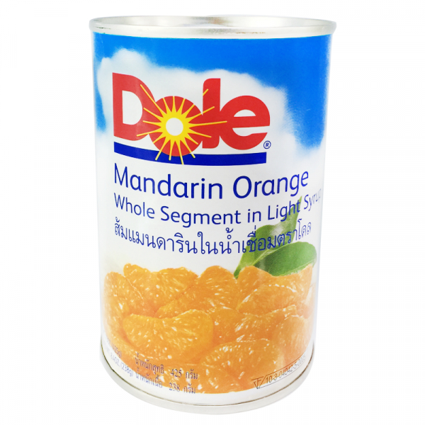 dole-mandarin-orange-ส้มแมนดารินในน้ำเชื่อม-425-g