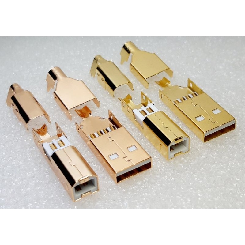 หัว USB Type A + Type B สำหรับงาน DIY ทอง ทองแดง | Shopee Thailand
