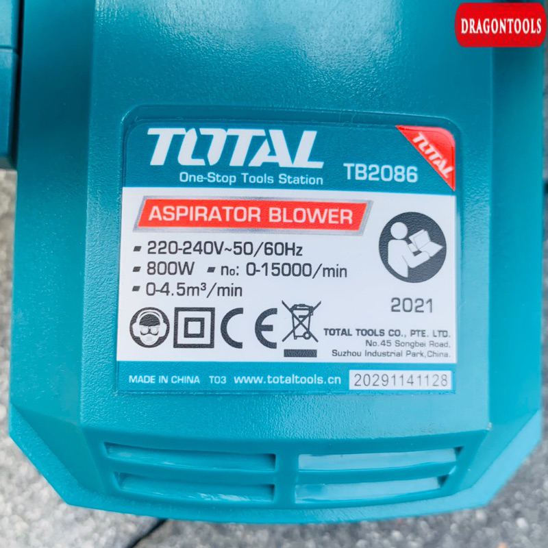 total-โบเวอร์เป่าลม-blower-เป่าลม-ดูดฝุ่น-800w-รุ่น1b2086-ลมแรง-วัสดุดีมีคุณภาพ-พร้อมหัวดูดแบบต่างๆและสายดูดฝุ่น