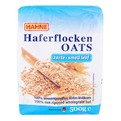tha-shop-500-g-x-2-hahne-ฮาทเน่-เกล็ดข้าวโอ๊ตชนิดละเอียด-oat-flakes-ธัญพืช-อาหารเช้า-ข้าวโอ๊ตแบบหยาบ-อาหารเพื่อสุขภาพ