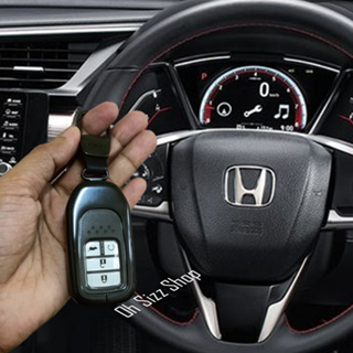 เคสโลหะอัลลอยรีโมทรถ Honda Smart Key Gen 10 แบบ 2 ชั้น (Aluminum Alloy Key Cover) Model Honda Accord, CRV, HRV, Civic, C