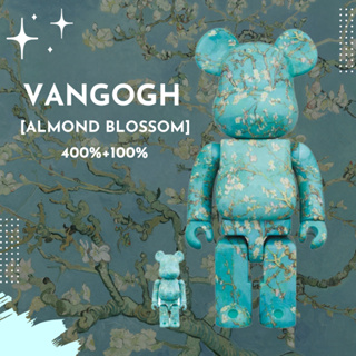 [‼️ของแท้, พร้อมส่ง‼️] 400%+100% Bearbrick Vangogh [Almond Blossom]