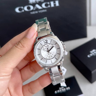 🎀 (สด-ผ่อน) นาฬิกา สีเงิน 34 มิล 14503140 Silver Womens Quartz Watch