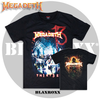 Blaxroxx เสื้อวง ลิขสิทธิ์แท้ Megadeth (MGD003-SUPERSOFT) ผ้า Supersoft cotton