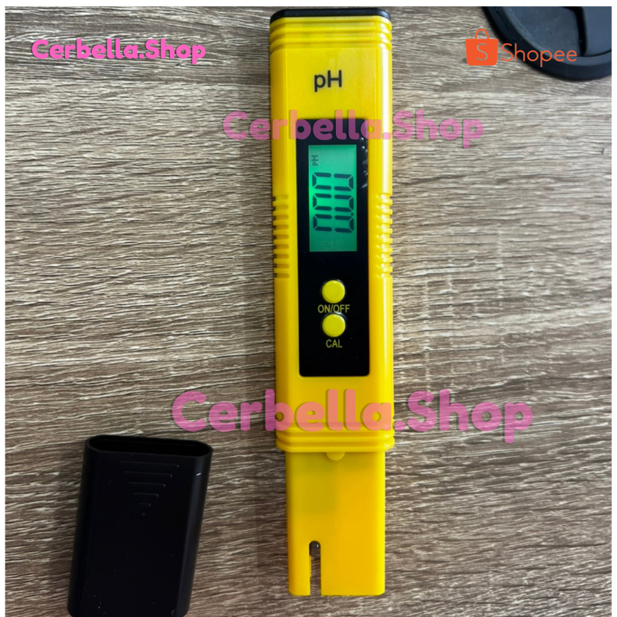 เครื่องวัดน้ำ-วัดค่า-ph-meter-แสง-led-ถ่านพร้อมใช้งาน-แถมคู่มือภาษาไทย-และ-ผงคาริเบท