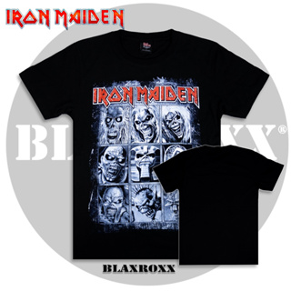 Blaxroxx เสื้อวง ลิขสิทธิ์แท้ Iron Maiden® (IRM012-SUPERSOFT) ผ้า Supersoft cotton