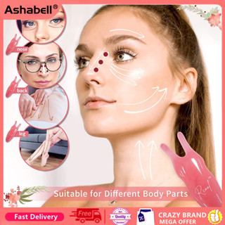 Ashabell ✨ถูกที่สุด✨แท่งนวดหน้า บรรเทาอาการคัดจมูก ฝังเข็ม นวดจมูก เรซิ่นธรรมชาติขี้ผึ้งขี้ผึ้งนวดจมูกสองจมูกขูดใบหน้า