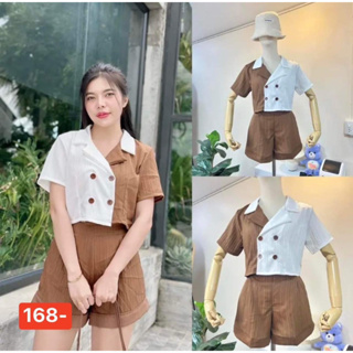 [พร้อมส่ง]🚛เซตทูโทนงานตามหาเสื้อ+กางเกง