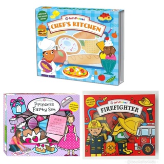 Chefs Kitchen (Lets Pretend) with book and puzzle piece by Priddy Books