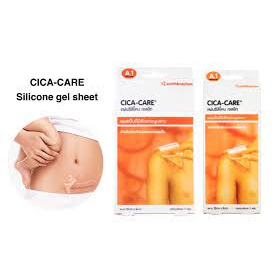 ของแท้-100-cica-care-ซิกาแคร์-แผ่นซิลิโคน-เจลชีท-1-แผ่น-ลดรอยแผลเป็น