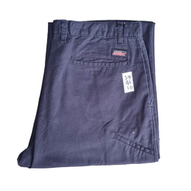 dickies-มือสอง-กางเกงขายาวทรงกระบอก-size-34-สีดำ