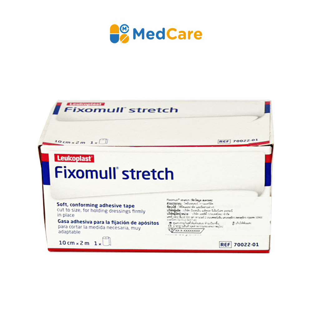FIXOMULL STRETCH ฟิกโซมูล เทปปิดแผล ยึดสายต่างๆ ขนาด 10cm x 2m | Shopee ...