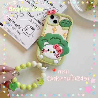 🌷จัดส่งภายใน24ชม🌷สไตล์สร้อยข้อมือ การ์ตูน Hello Kitty iphone 11 14 pro max ป้องกันการหล่น น่ารัก case for iPhone 12 13