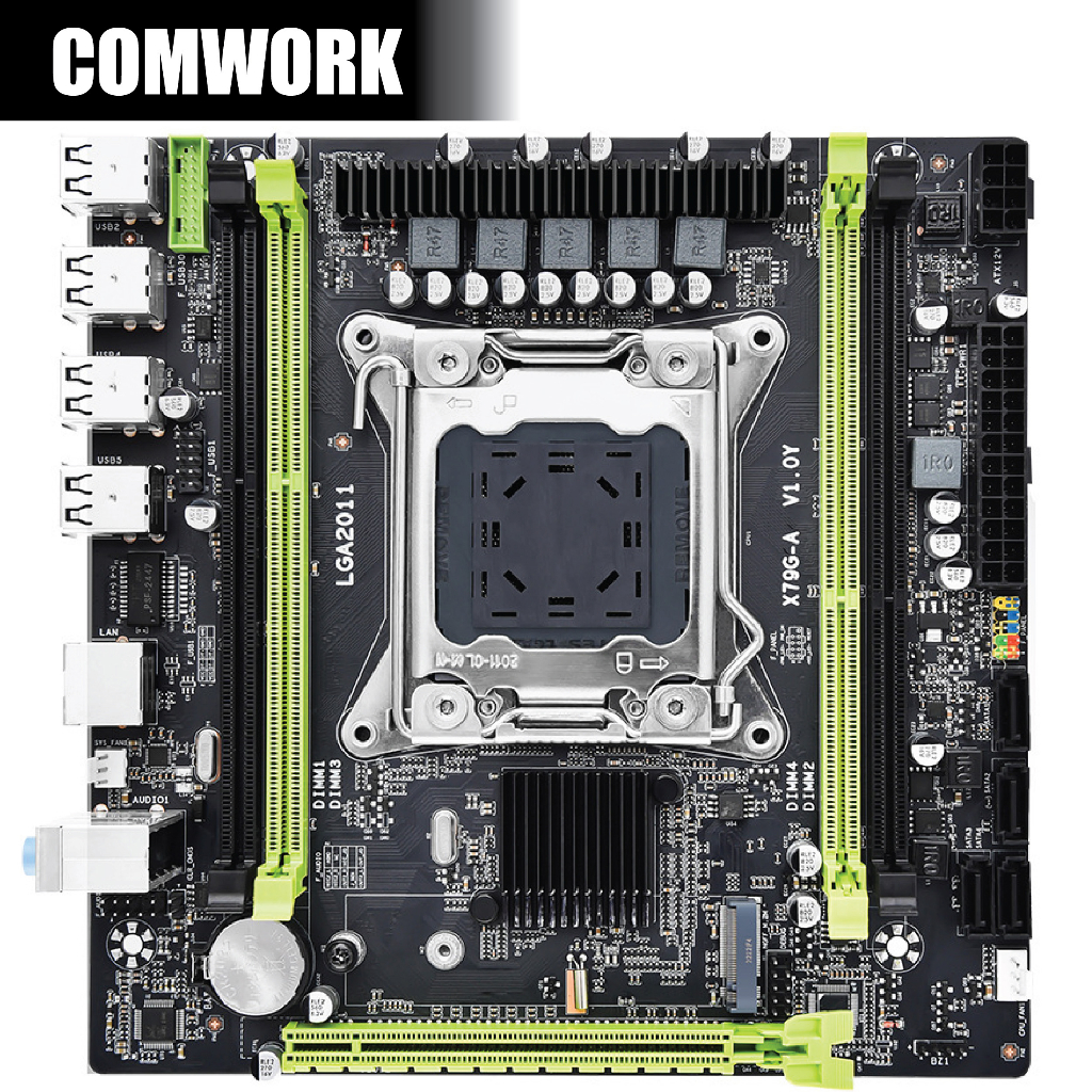 เมนบอร์ด ATERMITER X79 GA MICRO ATX LGA 2011 WORKSTATION SERVER ...