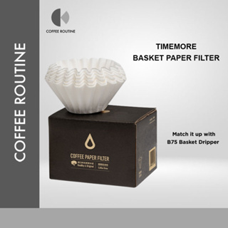 TIMEMORE กระดาษกรอง - Basket Paper Filter 01 for B75