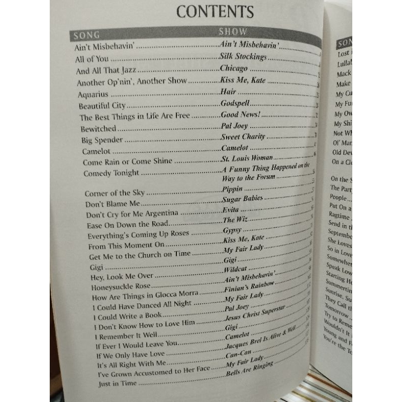 the-best-in-broadway-sheet-music-pvc-654979193944ราคาพิเศษตำนิปกเก่ามาก