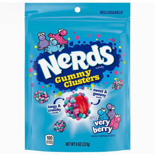 (ของแท้100%) พร้อมส่ง! Nerds Gummy Clusters 226g. (1ซอง)