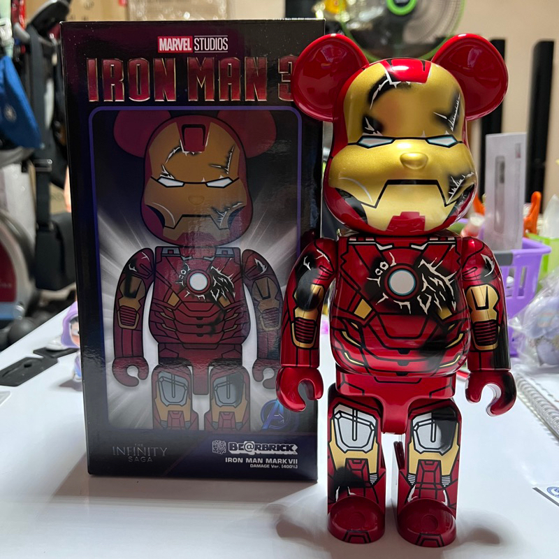 アニメ/ゲーム BE@RBRICK IRON MAN MARK VII DAMAGE 400% BE@RBRICK IRON MAN MARK VII DAMAGE 400% 【公式通販】