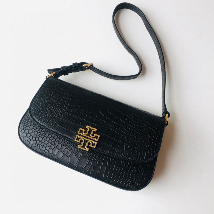 กระเป๋า Tory Burch Britten EW Embossed Shoulder Bag Shopee Thailand