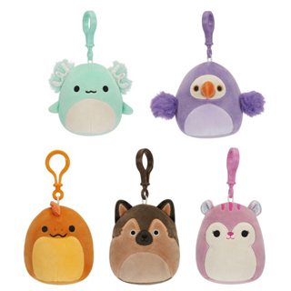 (ของแท้100%) Squishmallows Original 3.5-Inch Clip-On Plush 5-Pack