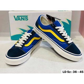 Vans รองเท้าผ้าใบผูกเชือกพร้อมกล่อง