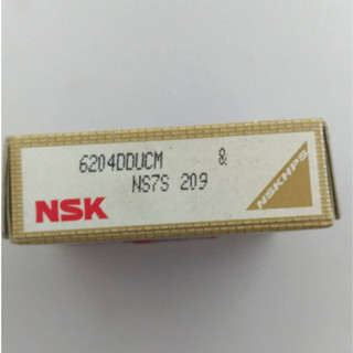 ลูกปืน ตลับลูกปืน NSK  เบอร์ 6204 DDU CM ฝายาง วงใน 20 mm วงนอก 47 mm หนา 14mm made in Japan