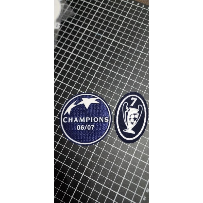 รวมเซตอาร์มแชมป์เปี้ยน Patch UCL winner Set ลิเวอร์พลู บาร์ซ่า เอซี มิ ...