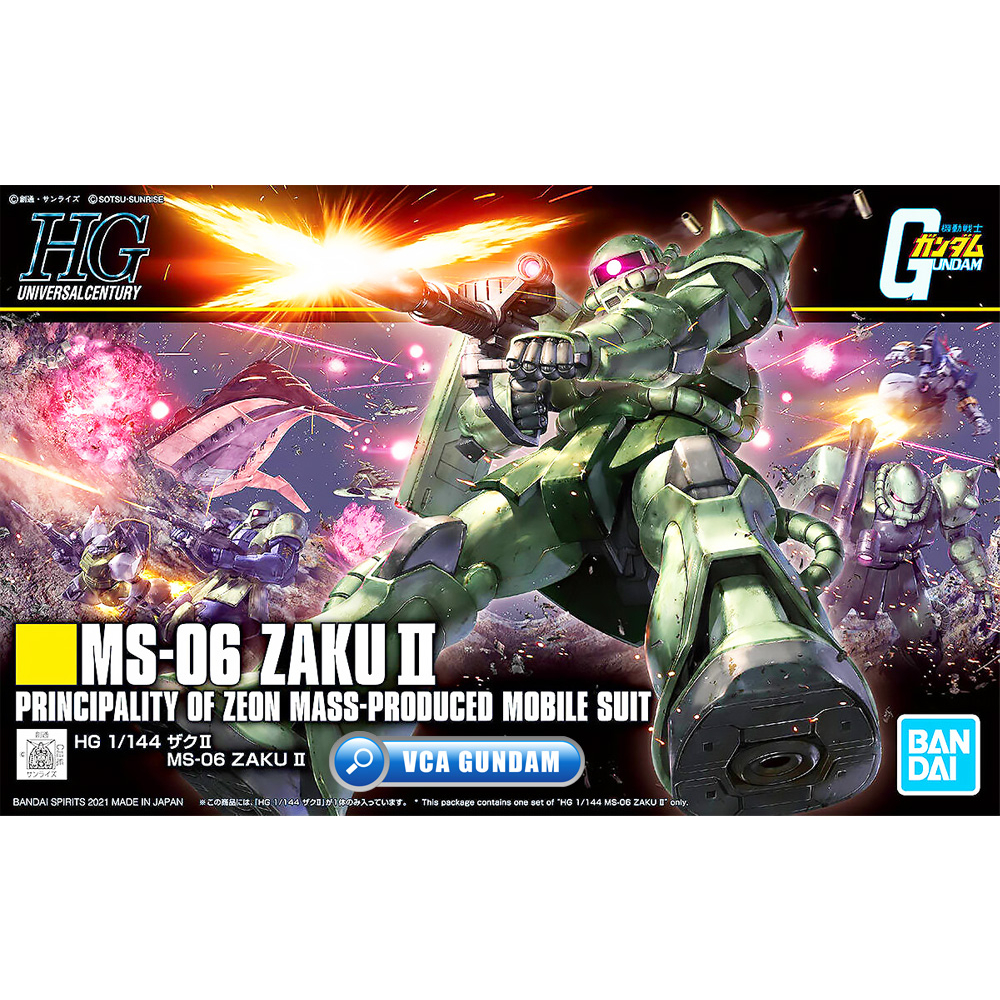 Mô hình MS-06 Zaku II Mass Production Type HGUC 1/144 – nShop - Game