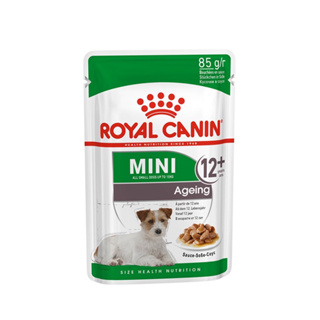 📌 [10 ซอง] Royal Canin Mini Ageing 12+ Pouch Gravy อาหารเปียกสุนัขสูงวัย พันธุ์เล็ก อายุ 12 ปีขึ้นไป