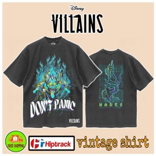 เสื้อDisney ลาย Hader ( Villains Disney )😈 สีเทา ฟอกเฟด (TMA-012)