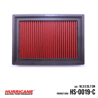 HURRICANE กรองอากาศสแตนเลส , ผ้าแดง Ford ( Escape ,Maverick ) Mazda ( Tribute ) Mercury ( Mariner ) HS-0019