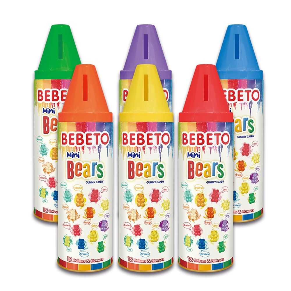 bebeto-mini-bears-gummy-candy-200g-เบเบโต้-มินิแบร์-กัมมี่แคนดี้-1-กระปุก-คละสี