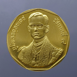เหรียญทอง 6000 บาท (หนัก 15 กรัม) ที่ระลึกรัชมังคลาในหลวง ร9 พ.ศ.2531