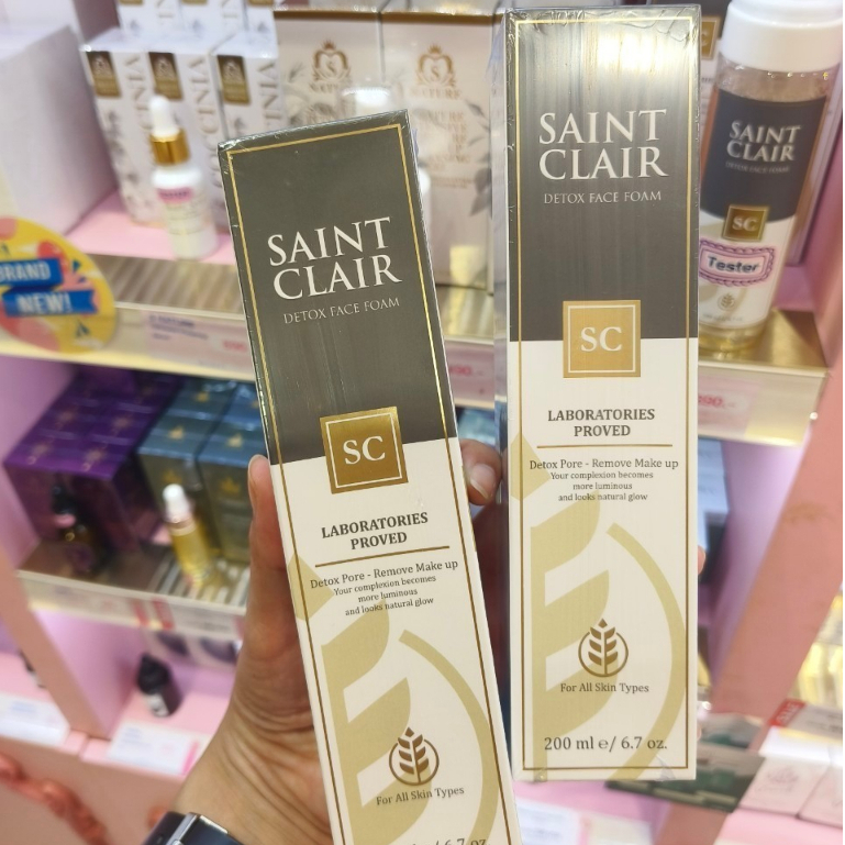 s-nature-saint-clair-detox-face-foam-เอส-เนเจอร์-ผลิตภัณฑ์ทำความสะอาดผิวหน้า