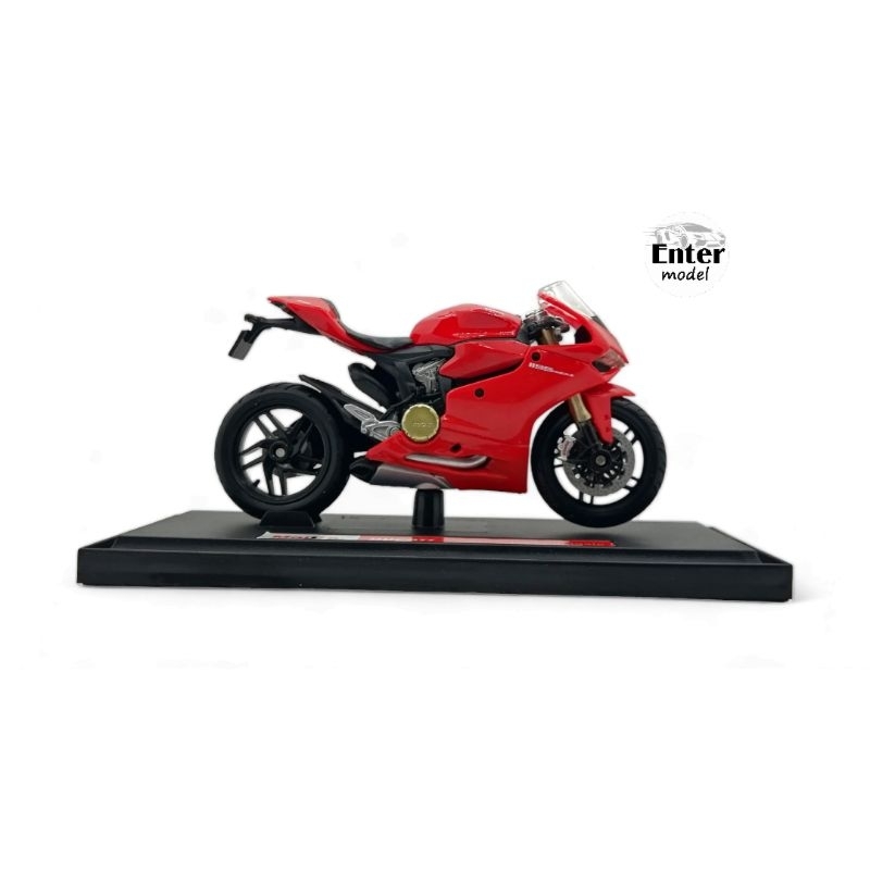 maisto-โมเดลรถมอเตอร์ไซค์-ลิขสิทธิ์-แท้-ducati-1199-panigale-scale-1-18