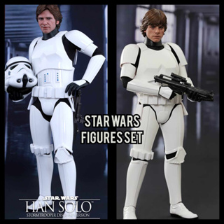 Hot Toys MMS304 & MMS418 Luke Skywalker and Han Solo Stormtrooper Disguise Version Star Wars 1/6 โมเดล ฟิกเกอร์ ของสะสม
