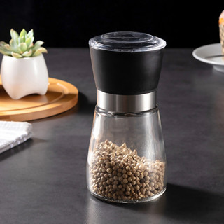 ขวดบดพริกไทย ที่บดเครื่องเทศ มีฝาปิด ไม่เป็นสนิม Pepper grinder  Alizaamall