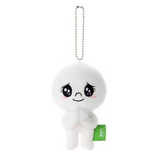 แท้ 100% จากญี่ปุ่น พวงกุญแจ ไลน์ LINE Character Anime Moon MN-3 Plush Doll Ball Chain