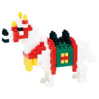 แท้ 100% จากญี่ปุ่น Nano Block นาโน บล็อค Kawada Nano Block นาโน บล็อค ม้า NBC-101 White Horse Figure