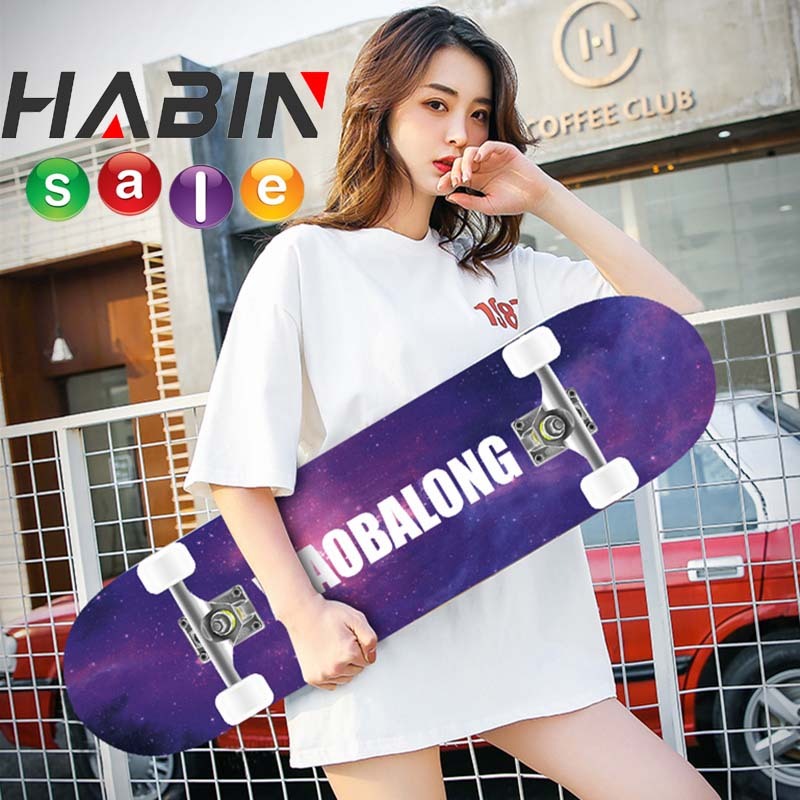 a72-สเก็ตบอร์ด-4-ล้อ-skateboard-80-cm-สะเก็ตบอร์ด-สเก็ตบอร์ดเด็ก-ทรัคอลูมิเนียม-ล้อ-pvc-กริปเทปกันลื่น-สินค้าพร้อมส่ง